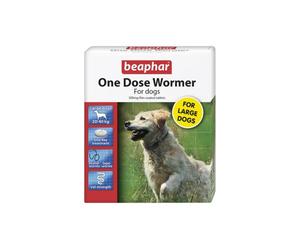 Beaphar One Dose Wormer for Dogs - Large Dogs (20-40kg) - Pack of 4