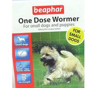 Beaphar One Dose Wormer Small Dog Puppy Worming 3 Tablets