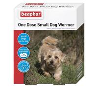 Beaphar - One Dose Worming Tablets - For Small Dogs Weighing up to 6kg - Kills Roundworms and Tapeworms - Veterinary medicine - 3 tablet pack