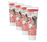 Beaphar - Salmon Oil Paste for Dogs - Promotes Glossy, Shiny Coat - Supports Vision & Overall Health - Contains Omega 3 & 6, and DHA - Sugar & Grain-Free - Treat For Dogs of All Ages & Breeds - 100g