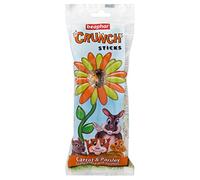 Beaphar SM ANIMAL CRUNCH STICK CARROT, Transparent