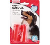 Beaphar - Finger Toothbrush - Dental Care for Dogs & Cats - for Accurate Cleaning - Soft Bristles - Ideal for Sensitive Pets - 2 Pack