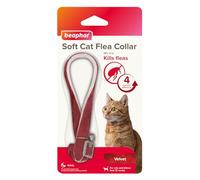 Beaphar Soft Velvet Flea Cat Collar - 20-30cm