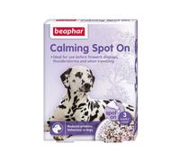 Beaphar Spot On Calming Supplement for Dogs (3 pcs) Help Alleviate Problems Such As: Excessive Barking, Destructive Behavior