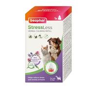 Beaphar - StressLess Herbal Calming Refill for Plug-In Diffuser - For Cats & Dogs - Reduces Stress & Anxiety at Home - With Valerian & Lavandin - 4 Weeks Calming - 1x 30ml Refill