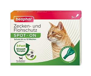 Beaphar Tick and Flea Protection Spot-On 3 x 0.03fl.oz