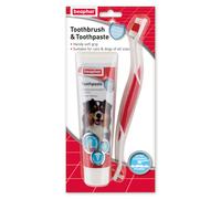 Beaphar - Toothbrush & Toothpaste Dental Care Kit - for Dogs & Cats -