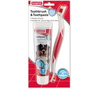 Beaphar | Toothbrush & Toothpaste Dental Care Kit | for Dogs & Cats | Includes a