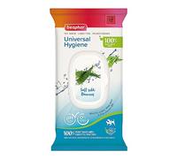 Beaphar - Pet Wipes - Universal Pet Hygiene Wipes for Cats & Dogs - Cleans & refreshes skin and coat - 100% Plant-Based, Biodegradable Wipes - With Micellar water & Aloe vera - 30 Wipes - pH neutral