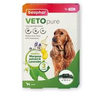 Beaphar Vetopure Plant-Based Protection Flea Collar For Dogs 65Cm - Pack Of 6