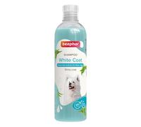 Beaphar - White Coat Dog Shampoo - Enriched with Green Tea Extract & Aloe vera - Specially Formulated for White & Light-Haired Dogs - Vegan - Mild & pH Neutral - For Fresh, Clean, Soft Coats - 250ml