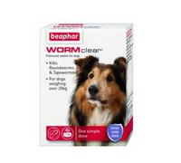 Beaphar WORMclear Dog for Dogs up to 40kg (4Tabs)