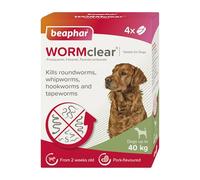 beaphar WORMclear® Tablets for Dogs - 4 Tablets (Up to 40kg)