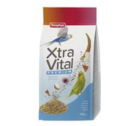 Beaphar - XtraVital Parakeet Bird Food - Complete Food with Apple, Papaya, Echinacea & Egg Food - Rich in Vitamins & Minerals - For Health, Vitality, Immunity & Plumage - High Protein, Low Fat - 1kg