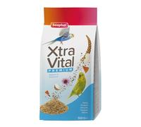 Beaphar | XtraVital Parakeet Bird Food | Complete food with Apple, Papaya, Echinacea, & Egg Food | Rich in Vitamins & Minerals for Optimum Health | 500g