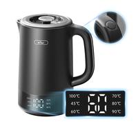 Bear 1.7L Electric Kettle with 6 Temperature Settings, 1800-2200W, Auto shut-off, Microprocessor Touch Panel, BPA Free, Dry Boil Protection, Fast