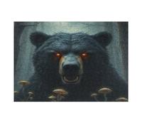 Bear 300 Piece Jigsaw Puzzle for Adults Teens Paisaje Edificio Bedroom Wall Art Sleep Aid Calming Design Great Gift for Insomnia Sufferers 300 PCS