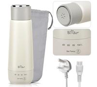Bear 4-temperature Control Electric Kettle,300ml Portable Travel Fast Boil Kettle with Keep Warm Function and Storage Bag,Single Touch Control,Double Layer 304 Stainless Steel Lining