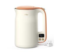 Bear 6 Temperature Settings with 1.7 L Stainless Steel Kettle White ZDH-C17V3, 1800-2200 W, Microprocessor Touch Panel, BPA-Free, Imported Temperature Controller, Boil Dry Protection, Automatic Shut-O