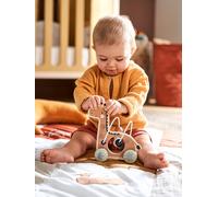 Bear Abacus - Wood FSC®100% Certified brown light solid with design