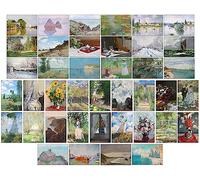 Bear and Bee 40 Art Print Postcards by Claude Monet - 40 of his most famous paintings (Claude Monet)