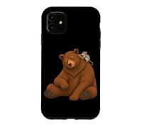 Bear and Mouse Rat Friendship Grooming Case for iPhone 11