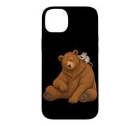 Bear and Mouse Rat Friendship Grooming Case for iPhone 14 Plus