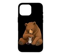 Bear and Mouse Rat Friendship Hug Case for iPhone 16 Pro Max
