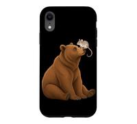 Bear and Mouse Rat Friendship Nose Moment Case for iPhone XR