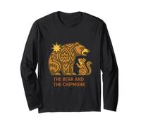 Bear and The Chipmunk Algonquin Legend of Pride Long Sleeve T-Shirt