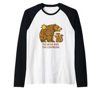 Bear and The Chipmunk Algonquin Legend of Pride Raglan Baseball Tee
