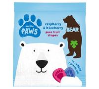 Bear Arctic Paws Raspberry and Blueberry Pure Fruit Shapes, 20 g