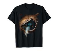 Bear Artwork Animal Fantasy Creative Animal Motif Bear T-Shirt