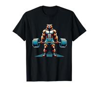 Bear Barbell Design For Bodybuilders Bodybuilding T-Shirt
