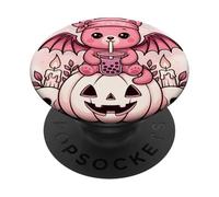 Bear Bat Kawaii Pastel Goth Creepy Cute Skeleton PopSockets Adhesive PopGrip