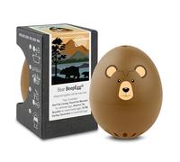 Bear BeepEgg - Egg Timer for Boiling Eggs - Musical Egg Cooker for Soft, Medium, Hard Boiled Eggs - Food Safe - Singing Floating Egg Timer - Egg Cooker for 3 Levels of Doneness - Brainstream