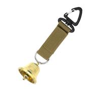 Bear Bell,Brass Loud Mountain Supplies | Hiking Bear Protection | for Portable Mountain Climbing Park Picnic Fishing Campfire Survival Bushcraft Urgency Adventure Alpine