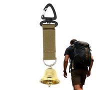 Bear Bell - Loud Portable Brass Protection - Hiking Bear Protection | for Portable Mountain Climbing Park Picnic Fishing Campfire Survival Bushcraft Urgency Adventure Alpine