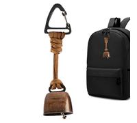 Bear Bell, Loud Safety Bell, Bicycle Cow Bell with a Loop and a Carabiner, for Hiking, Camping, Backpacking, Outdoor, Climbing and Women