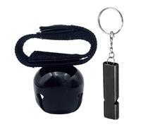 Bear Bell, Metal Rust Resistant, Portable Survival, Whistle and Bear Bells for Safety, for Camping, Hiking, Fishing, Mountaineering, Adventure and Night Running