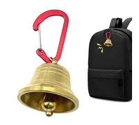 Bear Bell - Trekking Safety Equipment with Carabiner | Loud Camping Bell | For Hiking Paths Camping Trips National Park Mountaineering Fishing Area Wildlife Area Dog Owners Picnic