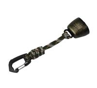 Bear Bell Vintage Cowbell - Antique Style Camp Chime, Lightweight Bell Ornament | Manual Trail Safety Bell, Silent Mode Wilderness Alert Gadget, Compact Trekking Trail Companion
