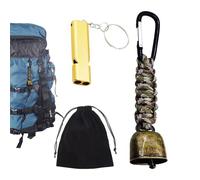 Bear Bell - Wildlife Warning Device Whistle, Camping Bell - For Wildlife Alert Camping Walking Cycling Climbing Mountaineering Wilderness Trail