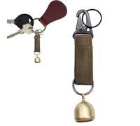 Bear Bells for Hiking - Brass Wind Chime Pendant for Backpacks, Loss Camping Accessories with Calming Atmosphere for Outdoor Adventure