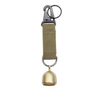 Bear Bells for Hiking - Brass Wind Chime Pendant for Backpacks, Loss Camping Accessories with Calming Atmosphere for Outdoor Adventure