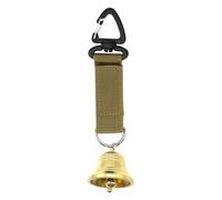Bear Bells For Hiking - Loud Brass Portable Outdoor Supplies, Bear Proof Bells Survival Signal, Rust-Proof Copper Bell Nylon Webbing For Mountain Climbing Survival Adventure Camping