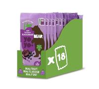 BEAR Blackcurrant Yoyos - Dried Fruit Rolls - Healthy - Vegan - 20g (18 packs)
