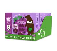 BEAR Blackcurrant Yoyos - Dried Fruit Rolls - Healthy - Vegan - 20g (45 packs)