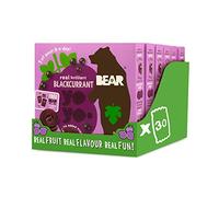 BEAR Blackcurrant Yoyos - Dried Fruit Rolls - Healthy - Vegan - 20g - 6 x 5 Packs (Pack of 30)