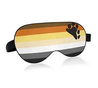 Bear Brotherhood Pride Flag Bird Eye Fabric Sleep Mask, Blindfold, Super Smooth Eye Mask